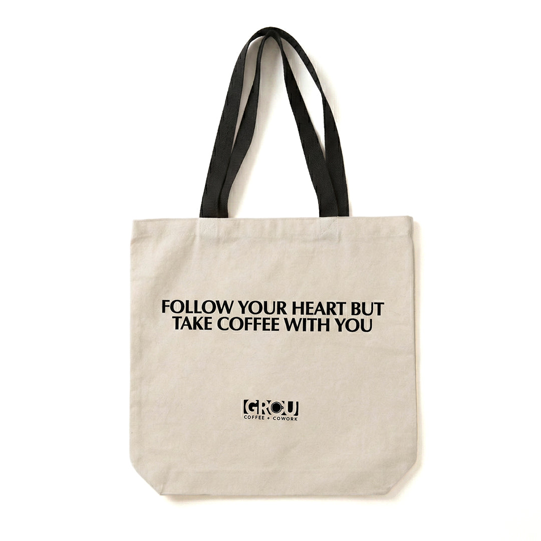 "Follow Your Heart" Tote Bag