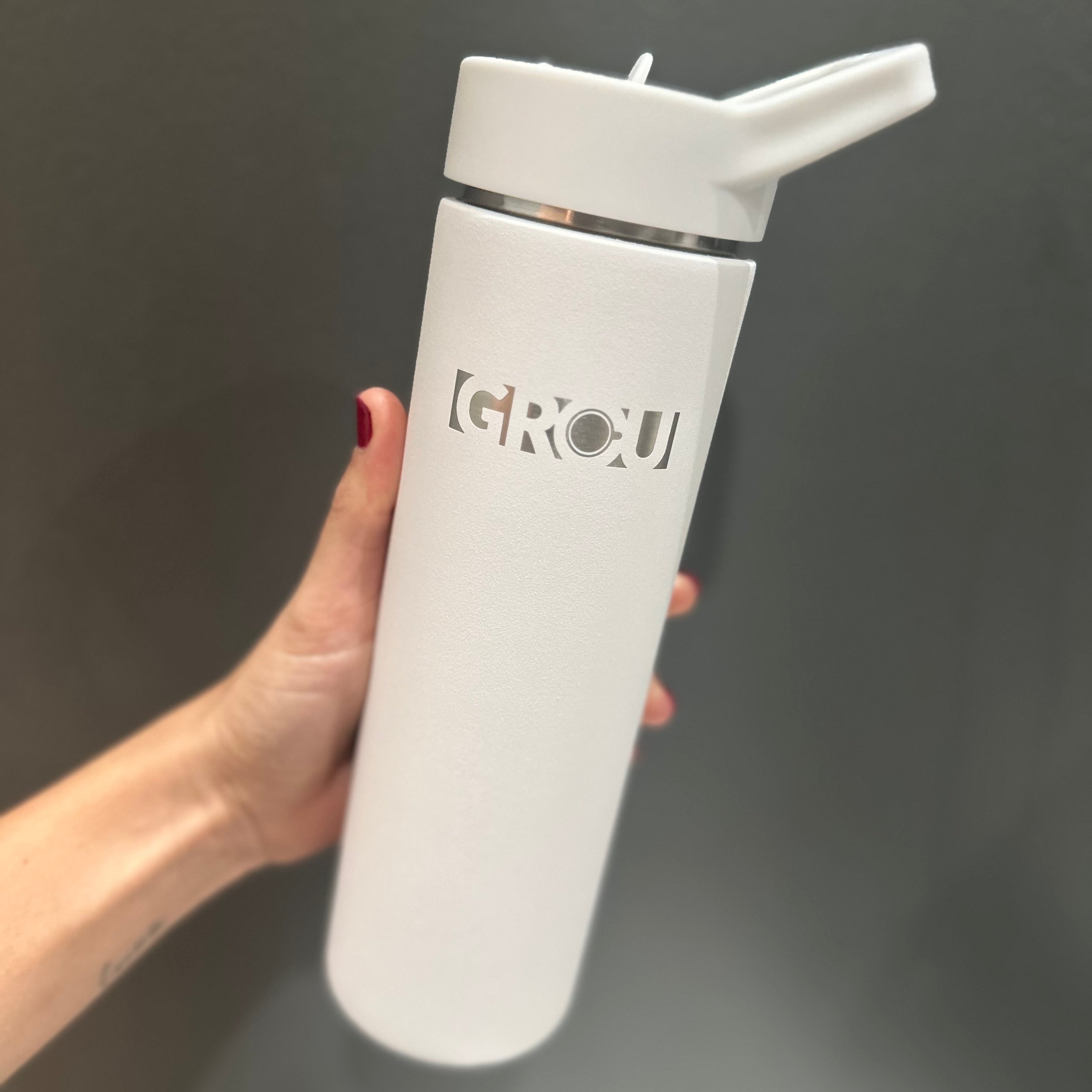 White Bottle - 20oz Insulated stainless steel