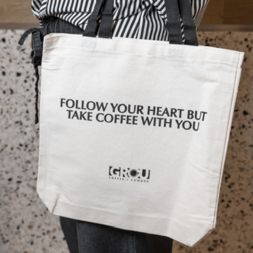 "Follow Your Heart" Tote Bag
