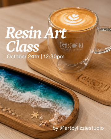 Resin Art Experience – Ocean Edition October 24th