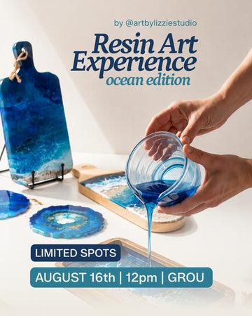 Resin Art Experience – Ocean Edition August 16th
